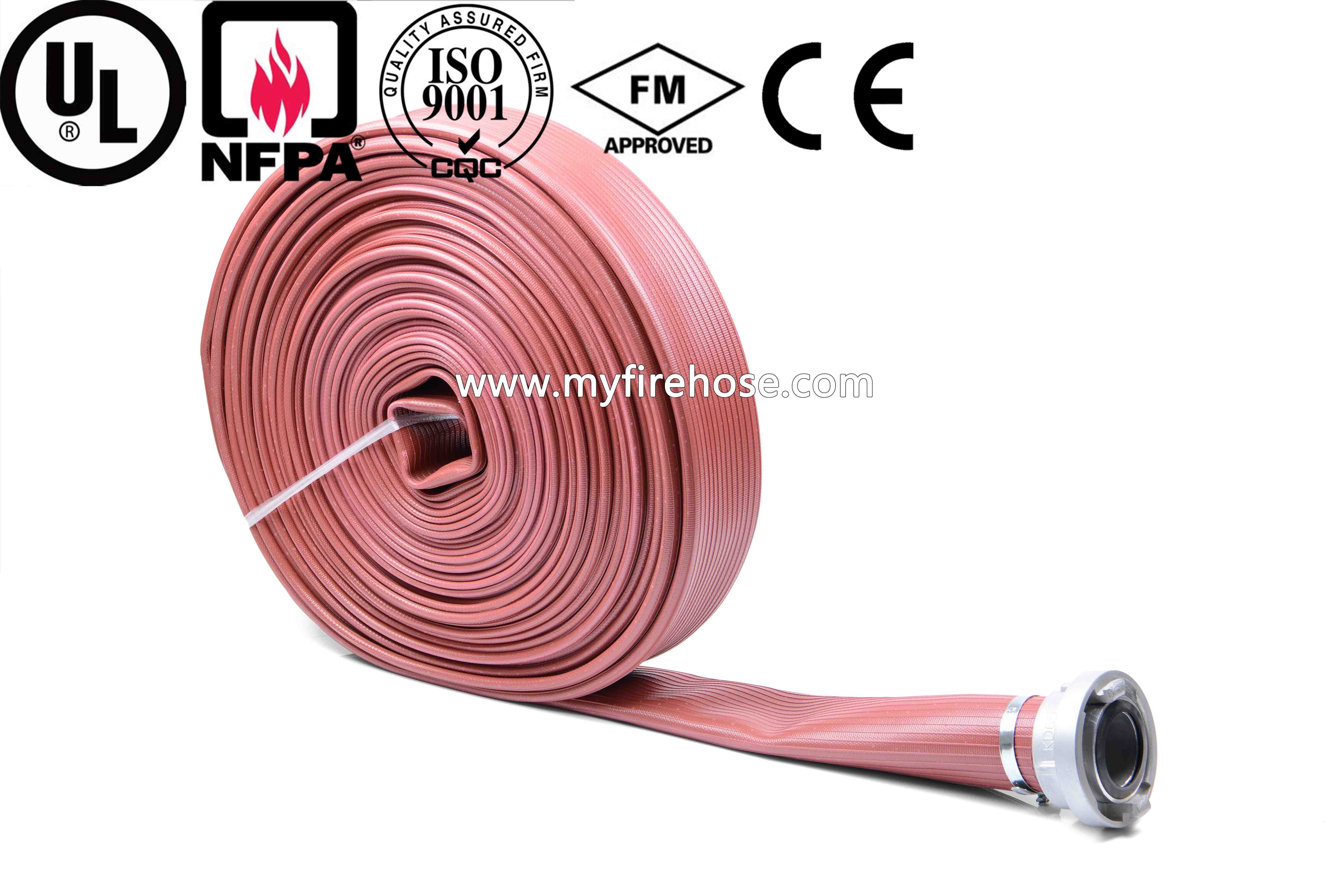 canvas fire sprinkler flexible hose PVC durable pipe price